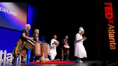 Drumming performance